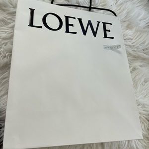LOEWE Shopping Bag Natural White Approx. 16" x 13" x 6"